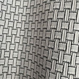 Grey weaved dress leggings with elastic waist